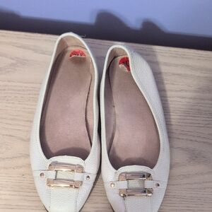 Elegant White Women's Flats